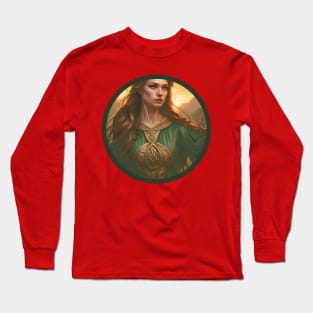 Dwynwen The Patron Saint Of Lovers v2 Long Sleeve T-Shirt